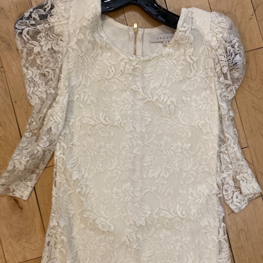 Sandro Lace Dress Sz 1 - Picture 11 of 16